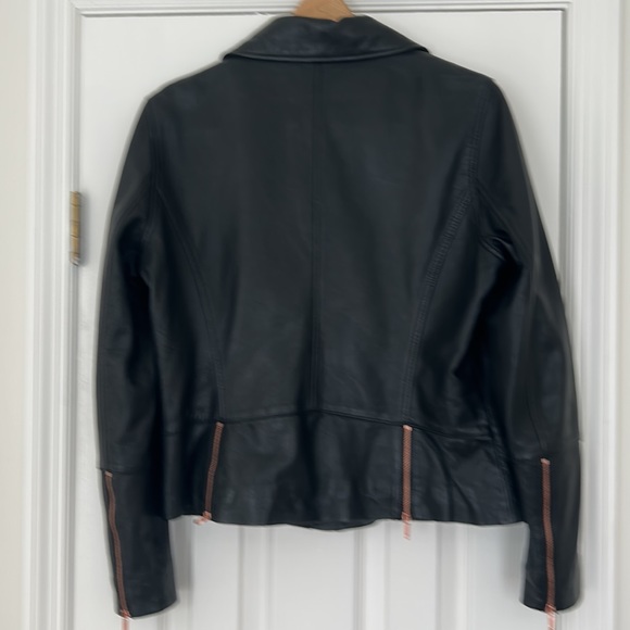Ted Baker Leather Jacket. Women’s Size 4. - Picture 5 of 9